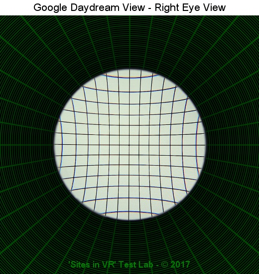 View from the right lens of the Google Daydream View viewer.