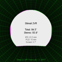 Field of view of the Stimuli 2VR viewer.